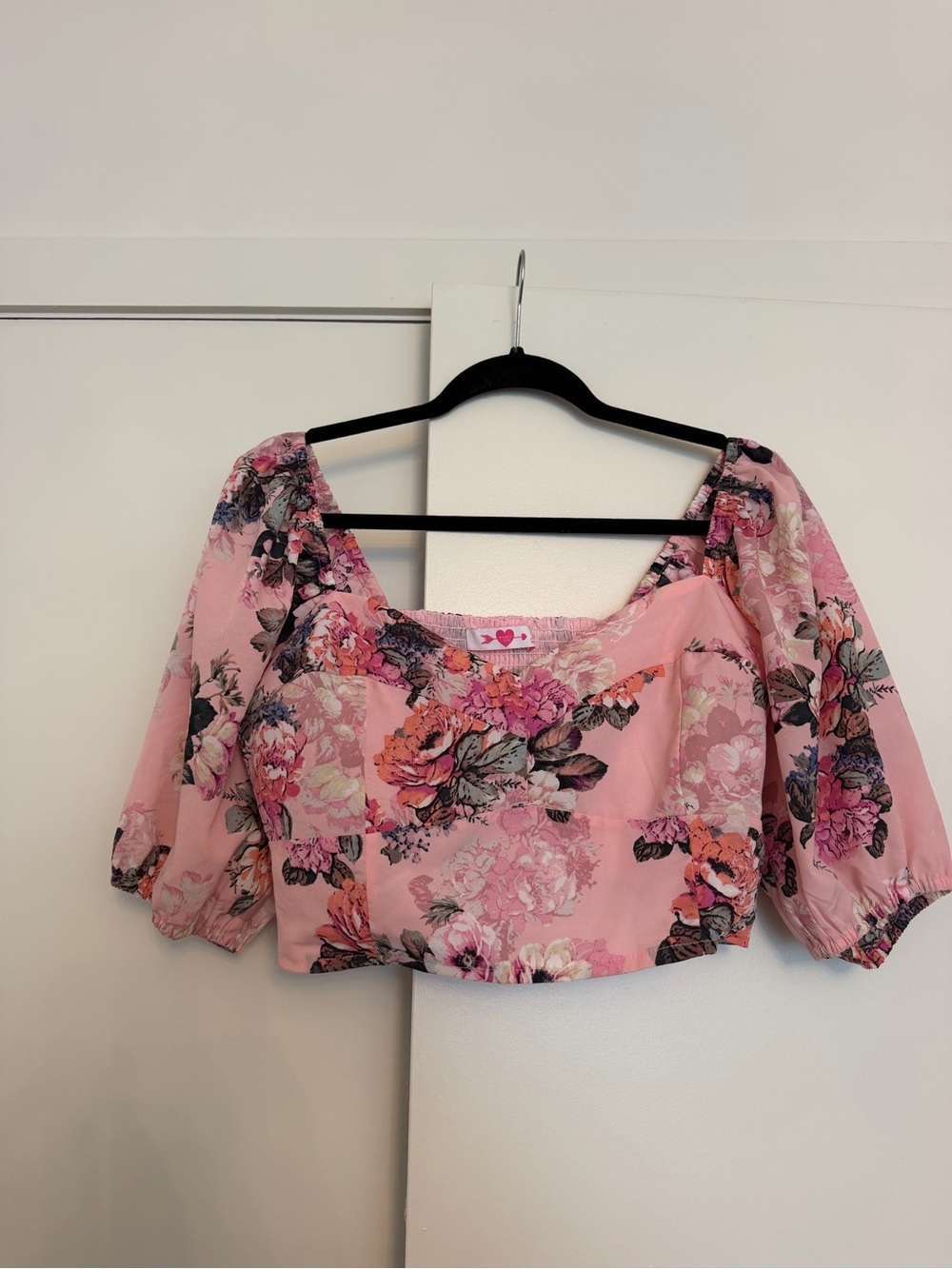 Buddy Love Pink Floral Two-Piece Top & Skirt Set - Picture 2 of 7